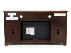Mor Furniture Cannon Valley Fireplace Console In Brown