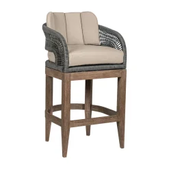 Mor Furniture Capri Outdoor Barstool In Taupe