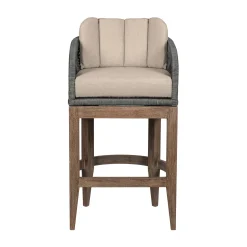 Mor Furniture Capri Outdoor Barstool In Taupe