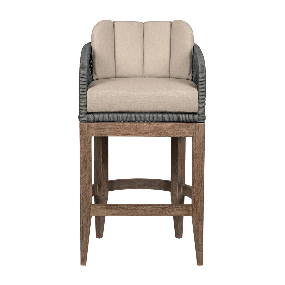 Mor Furniture Capri Outdoor Barstool In Taupe