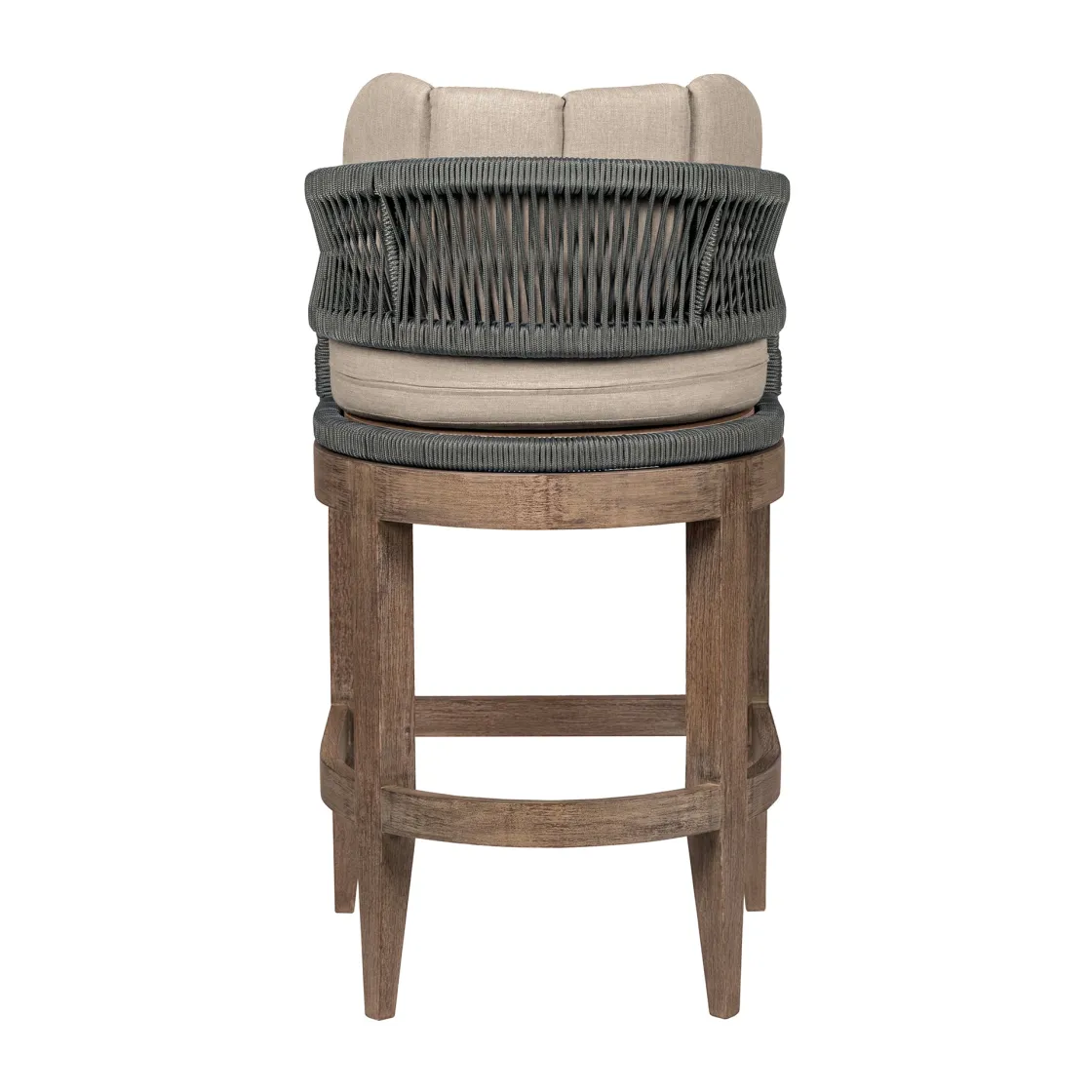Mor Furniture Capri Outdoor Counter Height Stool In Taupe