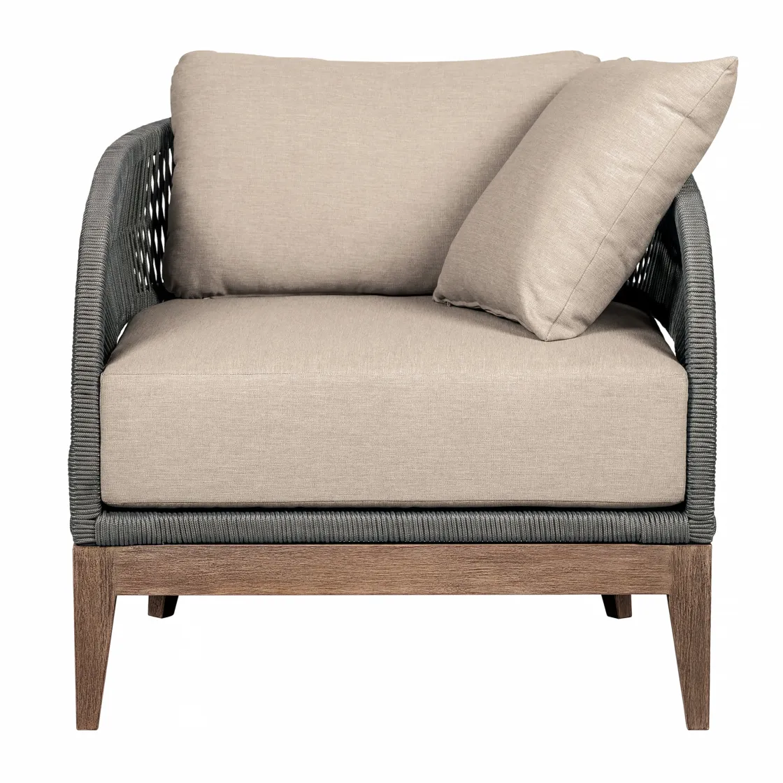 Mor Furniture Capri Outdoor Lounge Chair In Taupe