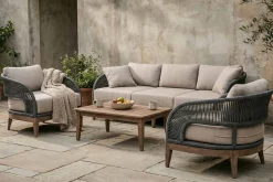 Mor Furniture Capri Outdoor Lounge Chair In Taupe