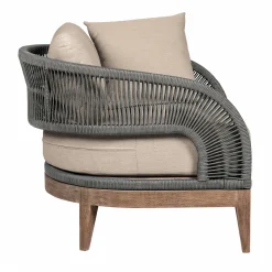Mor Furniture Capri Outdoor Lounge Chair In Taupe