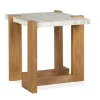 Mor Furniture Carrington End Table In Honey Wheat