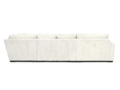 Mor Furniture Casper 4 Piece Loveseat Chaise Sectional In Pony Slate, Left Facing