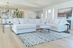 Mor Furniture Casper 4 Piece Loveseat Chaise Sectional In Pony Slate, Left Facing