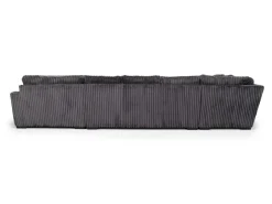 Mor Furniture Casper 4 Piece Sofa Chaise Sectional In Pony Slate, Left Facing