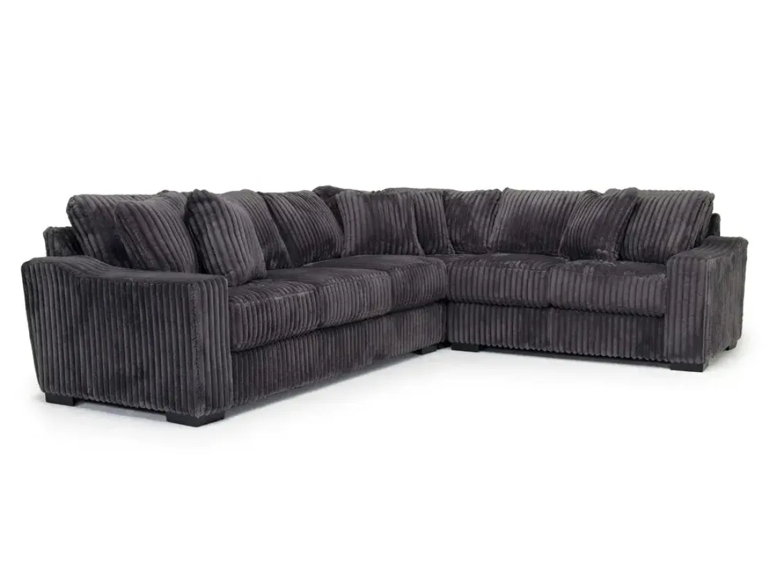 Mor Furniture Casper 3 Piece Sofa Sectional In , Left Facing
