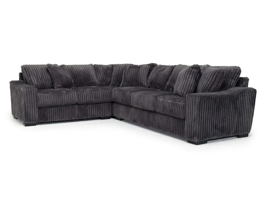 Mor Furniture Casper 3 Piece Sofa Sectional In , Left Facing