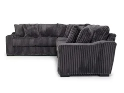 Mor Furniture Casper 3 Piece Sofa Sectional In , Left Facing