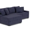 Mor Furniture Casper Crypton Performance Sofa Chaise In Custom, Left Facing