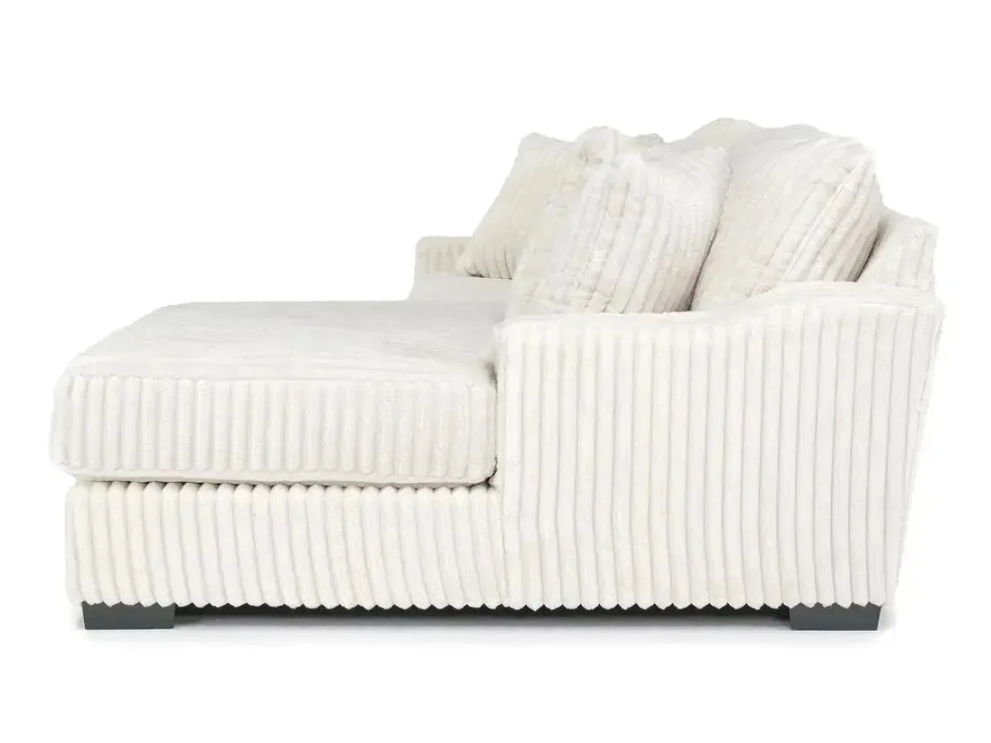 Mor Furniture Casper Sofa Chaise In Pony Slate, Left Facing