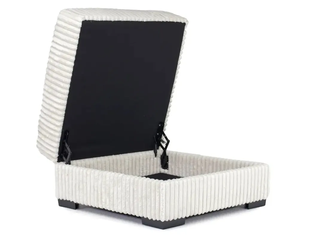 Mor Furniture Casper Storage Ottoman In Pony Slate
