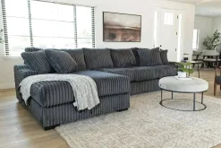 Mor Furniture Casper Xl Sofa Chaise In Pony Slate, Left Facing