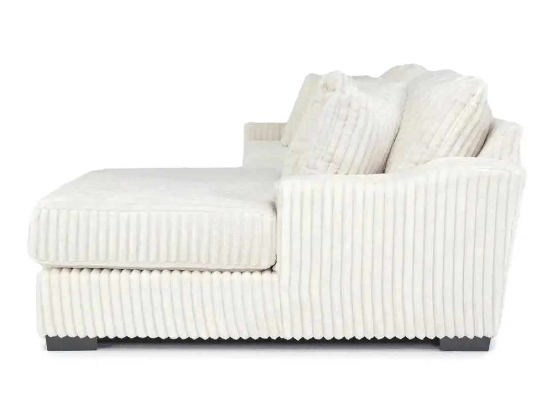 Mor Furniture Casper Xl Sofa Chaise In Pony Slate, Left Facing