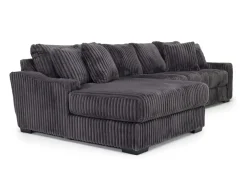 Mor Furniture Casper Xl Sofa Chaise In Pony Slate, Left Facing
