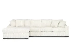 Mor Furniture Casper Xl Sofa Chaise In Pony Slate, Left Facing