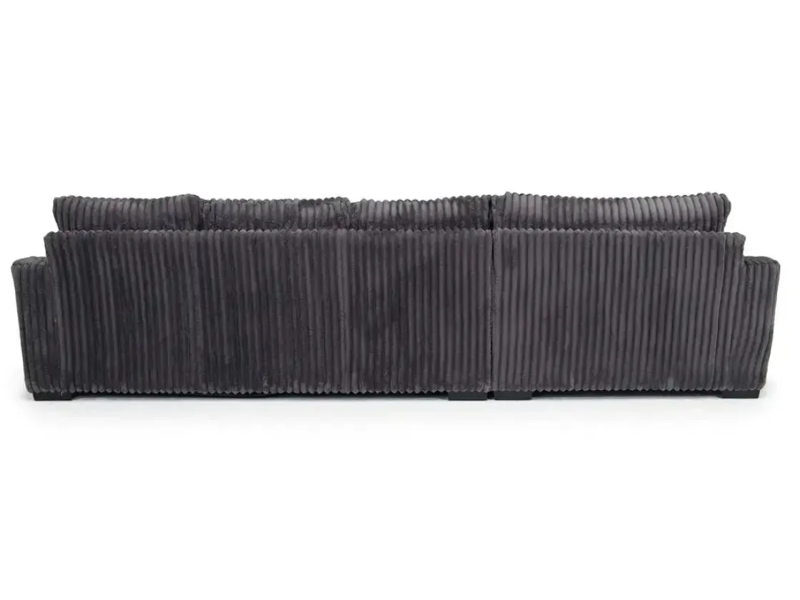 Mor Furniture Casper Xl Sofa Chaise In Pony Slate, Left Facing