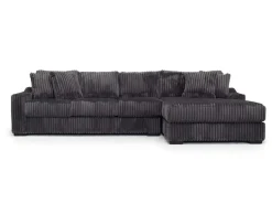 Mor Furniture Casper Xl Sofa Chaise In Pony Slate, Left Facing