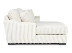 Mor Furniture Casper Xl Sofa Chaise In Pony Slate, Left Facing