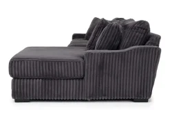 Mor Furniture Casper Xl Sofa Chaise In Pony Slate, Left Facing