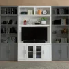 Mor Furniture Catalina 2 Piece Entertainment Center In White