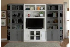 Mor Furniture Catalina 2 Piece Entertainment Center In White