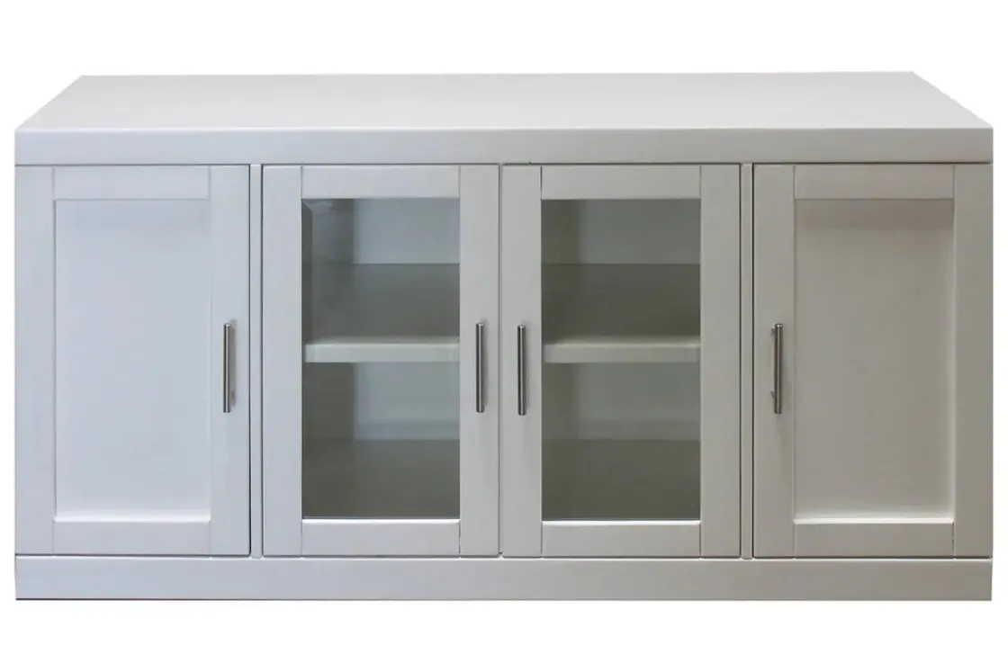 Mor Furniture Catalina Media Console In White, 56 Inch