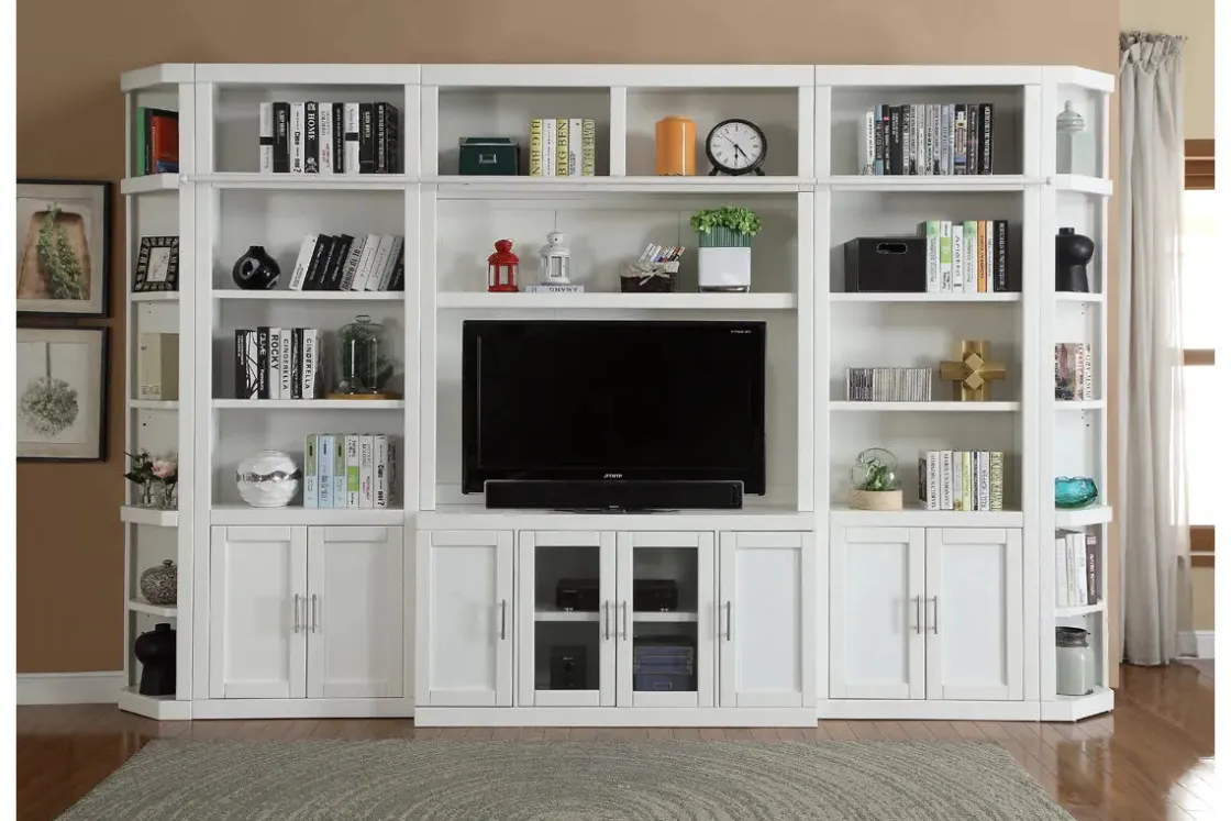 Mor Furniture Catalina Media Console In White, 56 Inch