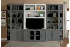Mor Furniture Catalina Media Hutch In White, 56 Inch