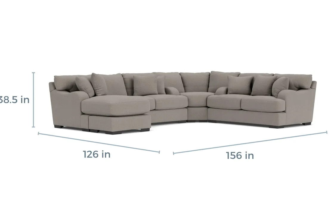 Mor Furniture Catamaran 3 Piece Reversible Chaise Sectional - Custom Order