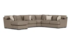 Mor Furniture Catamaran 3 Piece Reversible Chaise Sectional In