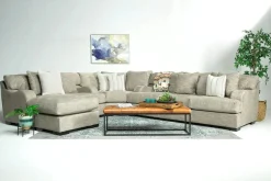 Mor Furniture Catamaran 3 Piece Reversible Chaise Sectional In