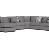 Mor Furniture Catamaran Crypton Performance 3 Piece Reversible Chaise Sectional In Custom