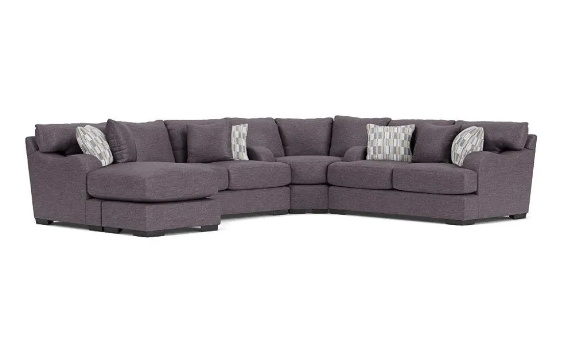 Mor Furniture Catamaran Crypton Performance 3 Piece Sectional – Custom Order