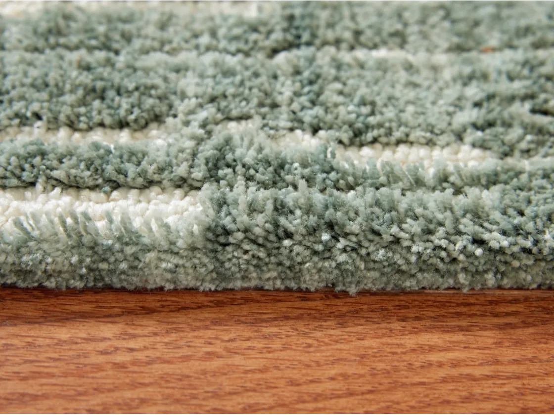 Mor Furniture Cayworth Rug In Teal/White, 5x7