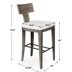 Mor Furniture Celini Outdoor Barstool In Brown