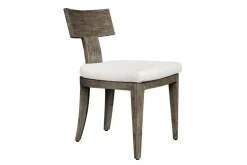 Mor Furniture Celini Outdoor Side Chair In Brown, Set Of 2