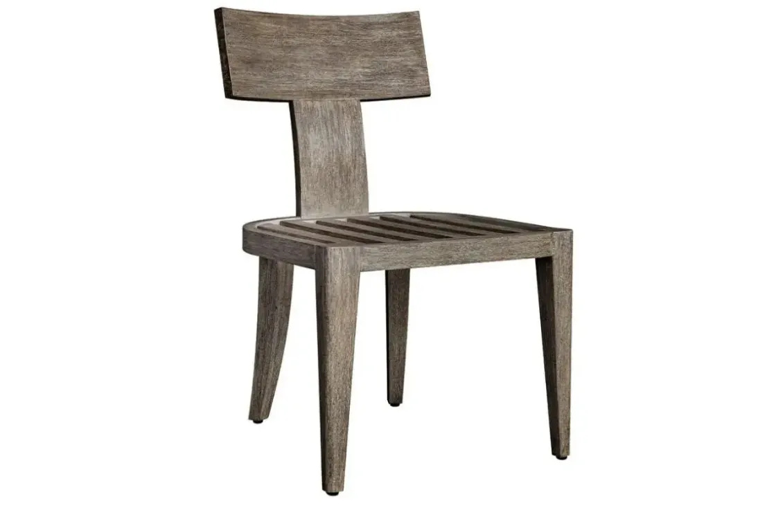 Mor Furniture Celini Outdoor Side Chair In Brown, Set Of 2