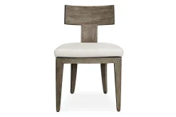 Mor Furniture Celini Outdoor Side Chair In Brown, Set Of 2