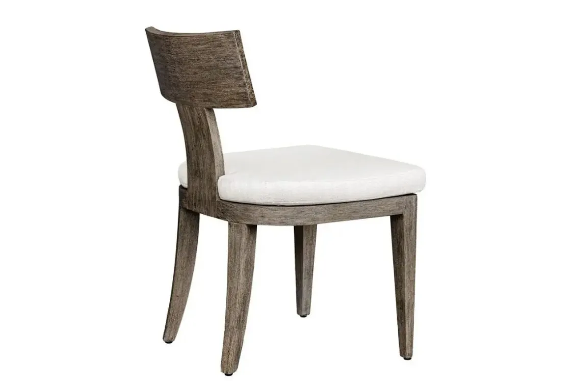 Mor Furniture Celini Outdoor Side Chair In Brown, Set Of 2