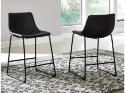 Mor Furniture Centiar Counter Height Stool In Gray
