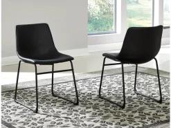 Mor Furniture Centiar Side Chair In Black