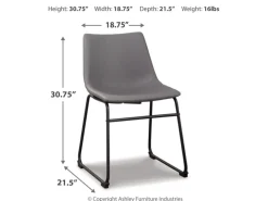Mor Furniture Centiar Side Chair In Black