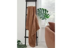 Mor Furniture Chaddon Throw Blanket In Ivory/Gray/Taupe