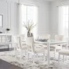 Mor Furniture Chalanna Dining Table & 6 Chairs In White