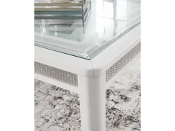 Mor Furniture Chalanna Dining Table & 6 Chairs In White