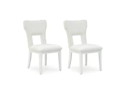 Mor Furniture Chalanna Dining Table & 4 Chairs In White