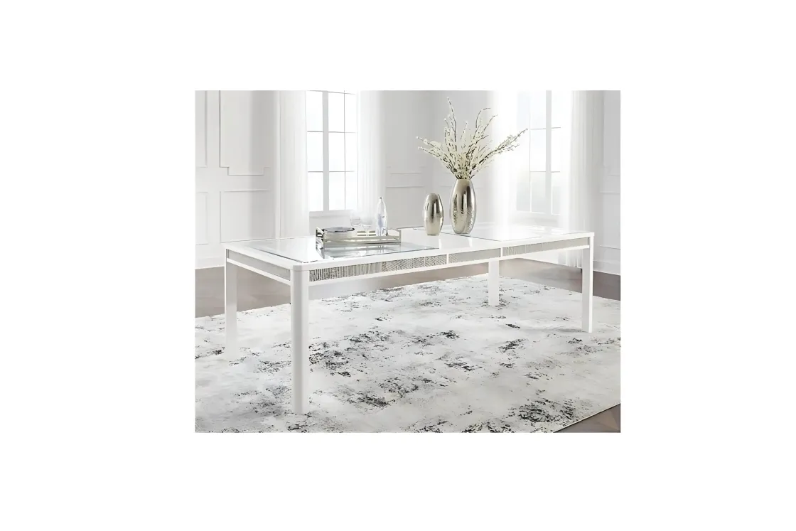 Mor Furniture Chalanna Dining Table In White